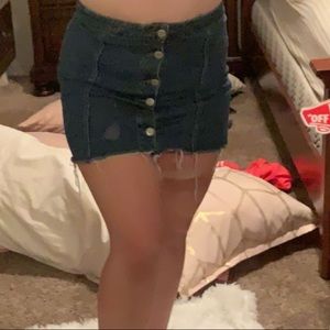 Highwasted Jean skirt